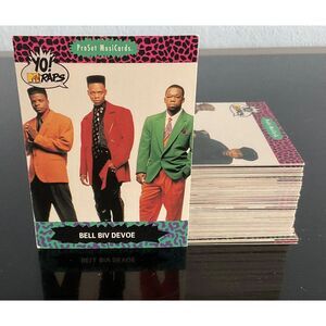 Yo! MTV Raps 1991 ProSet Series 1 1-100 Trading Card Complete Full Set